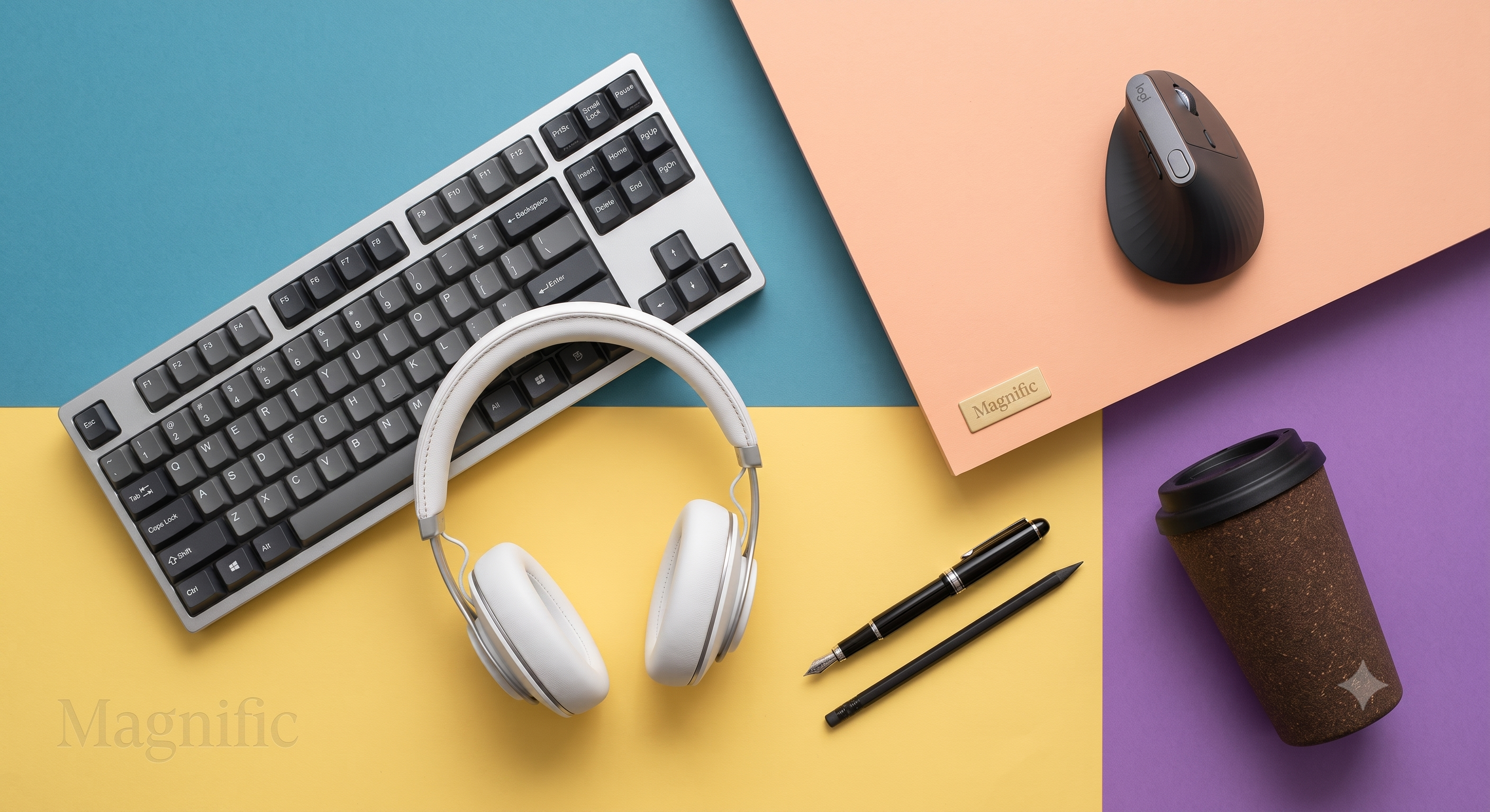 Accessoires et ordinateur portable